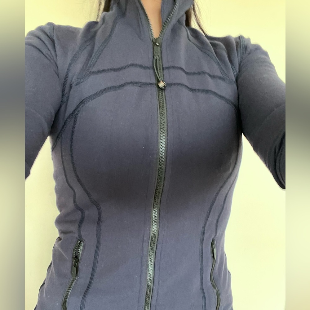 Lululemon Define Jacket , Size 6 , Navy . Excellent condition